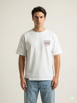 ФУТБОЛКА ОВЕРСАЙЗ МУЖСКАЯ  Белый