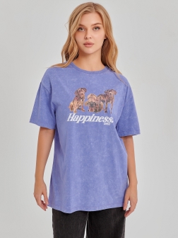 ФУТБОЛКА ЖЕНСКАЯ Lila (Very Peri) лиловый