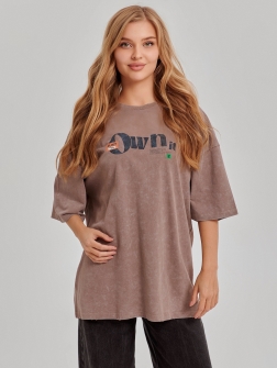 ФУТБОЛКА ЖЕНСКАЯ Коричневый