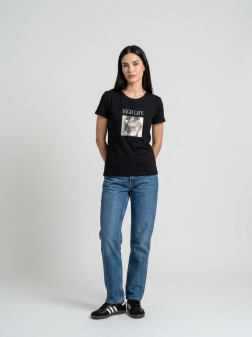 ФУТБОЛКА ЖЕНСКАЯ Черный