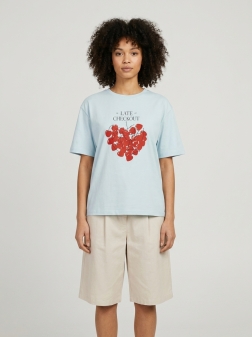 ФУТБОЛКА ЖЕНСКАЯ Голубой