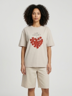 ФУТБОЛКА ЖЕНСКАЯ Бежевый