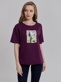 ФУТБОЛКА ЖЕНСКАЯ Тёмно-бордовый