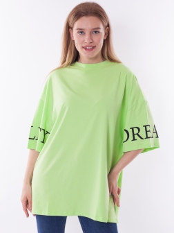 футболка женская фисташково-зеленый