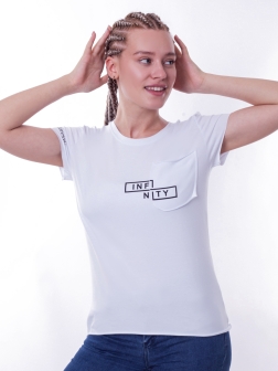 футболка женская  Белый