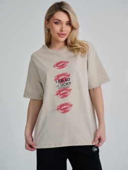 ФУТБОЛКА ЖЕНСКАЯ Бежевый