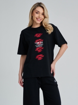 ФУТБОЛКА ЖЕНСКАЯ Черный