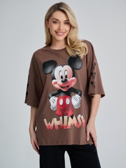 ФУТБОЛКА ЖЕНСКАЯ шоколадный