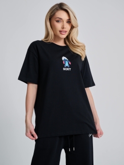 ФУТБОЛКА ЖЕНСКАЯ Черный