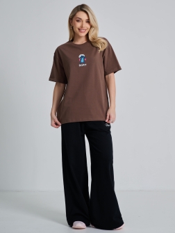 ФУТБОЛКА ЖЕНСКАЯ шоколадный