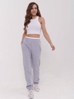 БРЮКИ ЖЕНСКИЕ Серый меланж