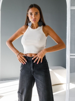 МАЙКА-ТОП ЖЕНСКИЙ Кремовый