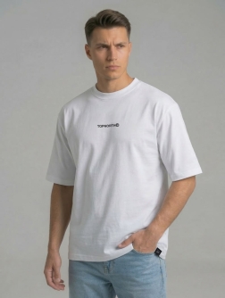 ФУТБОЛКА ОВЕРСАЙЗ МУЖСКАЯ  Белый