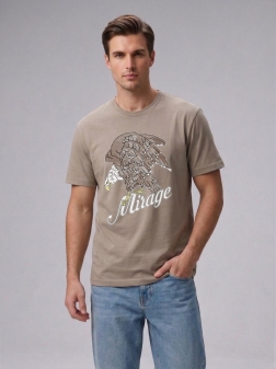 ФУТБОЛКА МУЖСКАЯ Коричневый