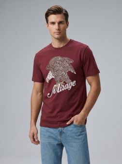 ФУТБОЛКА МУЖСКАЯ Бордовый