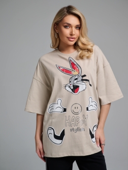 ФУТБОЛКА ЖЕНСКАЯ Бежевый