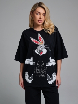 ФУТБОЛКА ЖЕНСКАЯ Черный