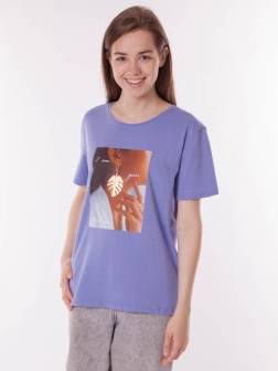 футболка женская Лиловый