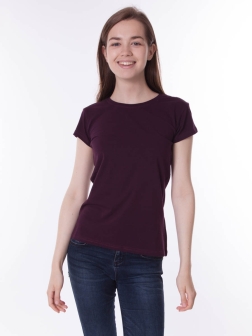 футболка женская Бордовый