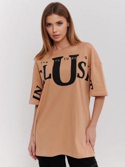 ФУТБОЛКА ЖЕНСКАЯ Бежевый