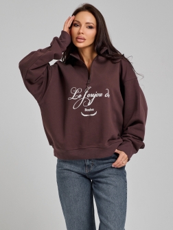 ЖЕНСКАЯ ТОЛСТОВКА Коричневый