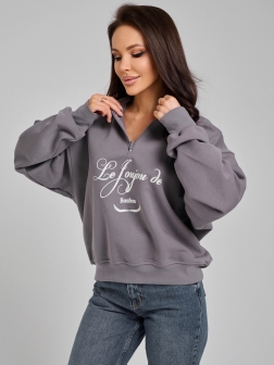 ЖЕНСКАЯ ТОЛСТОВКА Светло-серый