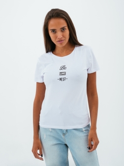 футболка женская Белый