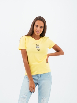 футболка женская Желтый