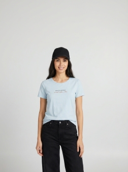 ФУТБОЛКА ЖЕНСКАЯ Голубой