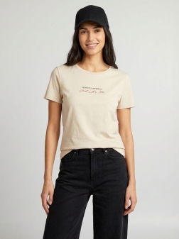 ФУТБОЛКА ЖЕНСКАЯ Бежевый