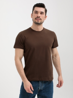 футболка мужская  светлый Коричневый