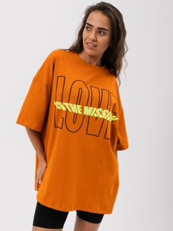 футболка женская  оранжевый